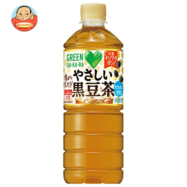 サントリー GREEN DA KA RA(グリーン ダカラ) やさしい黒豆茶 600mlペットボトル×24本入