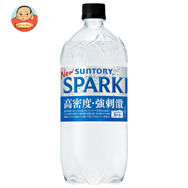 サントリー 天然水 SPARKLING(スパークリング) 1050mlペットボトル×12本入
