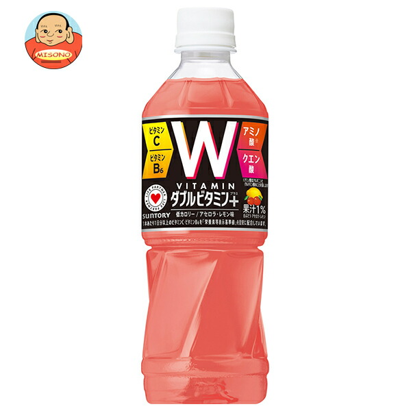 サントリー DA KA RA(ダカラ) ダブルビタミン+ 500mlペットボトル×24本入