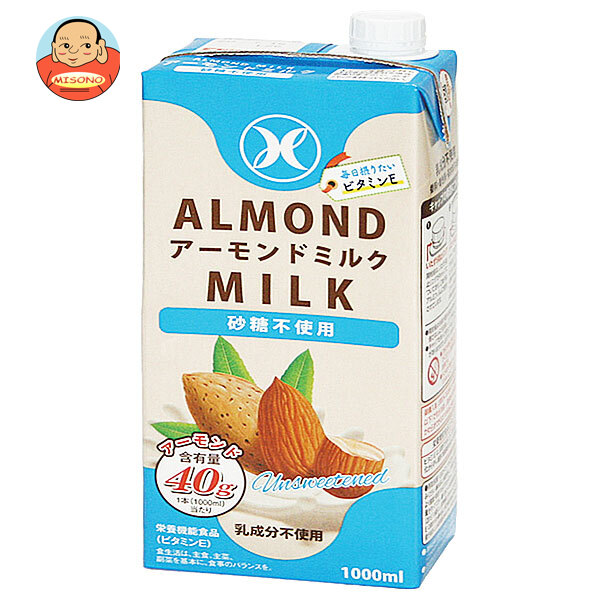 九州乳業 アーモンドミルク 砂糖不使用 1000ml紙パック×6本入
