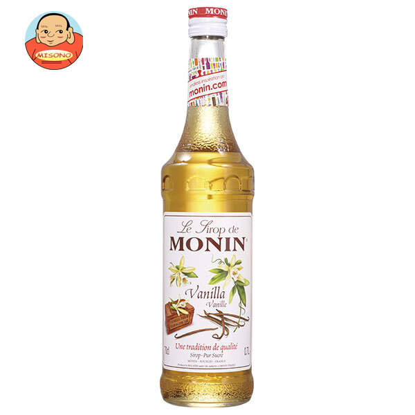 日仏貿易 モナン バニラ シロップ 700ml瓶×6本入