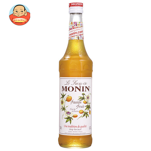 日仏貿易 モナン パッションフルーツ シロップ 700ml瓶×6本入