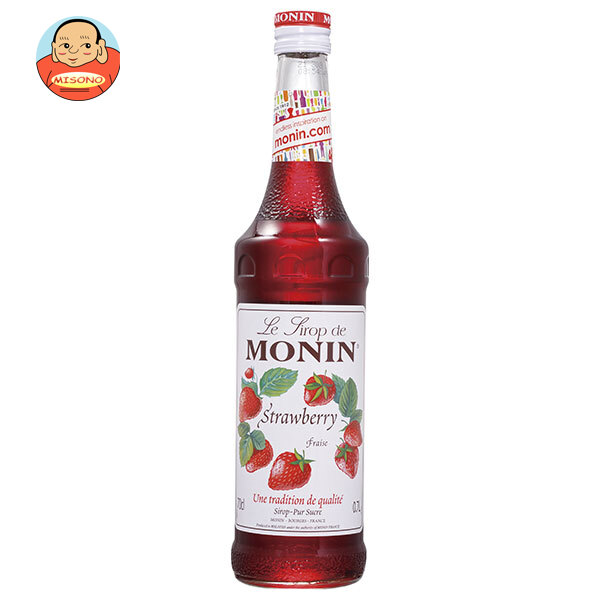 日仏貿易 モナン ストロベリー シロップ 700ml瓶×6本入