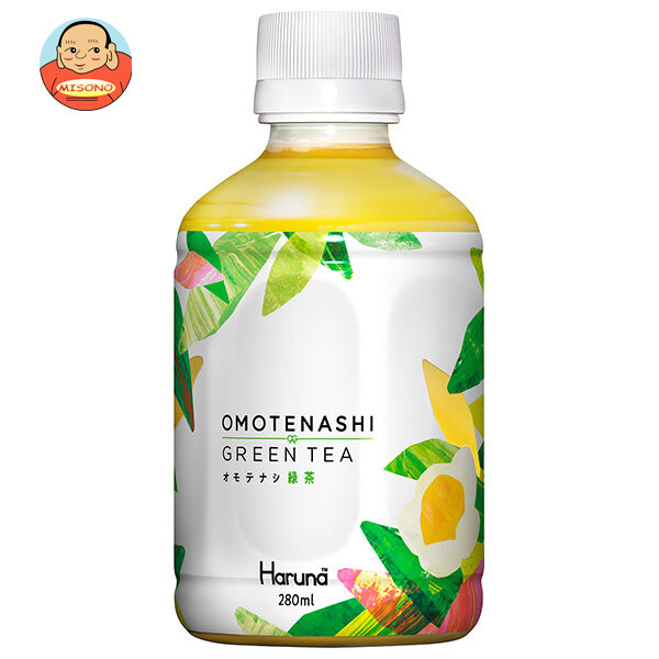 HARUNA(ハルナ) ルカフェ オモテナシ緑茶 280mlペットボトル×24本入