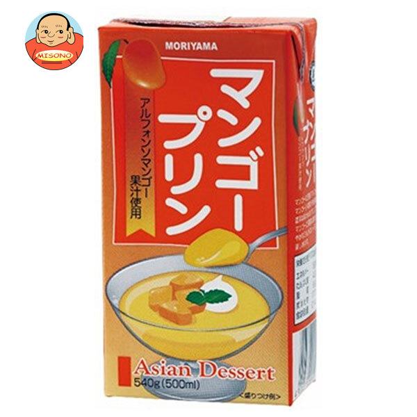 守山乳業 MORIYAMA マンゴープリン 540g紙パック×12本入