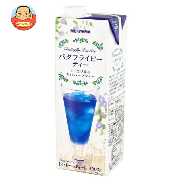 守山乳業 バタフライピーティー 1000g紙パック×6本入