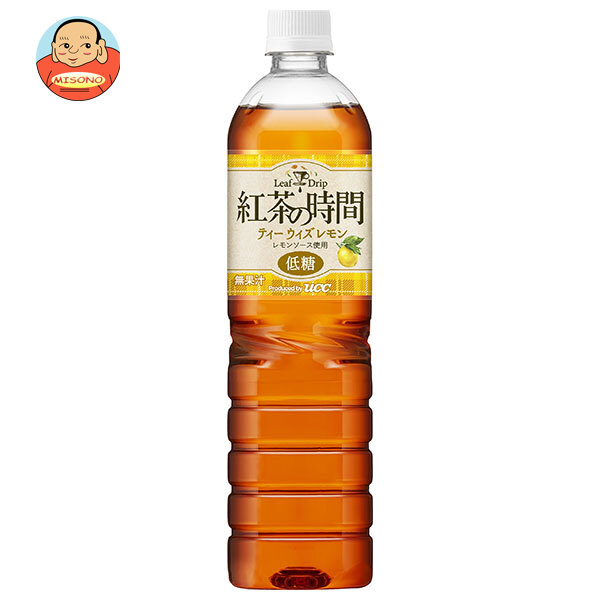 UCC 紅茶の時間 ティーウィズレモン 低糖 900mlペットボトル×12本入