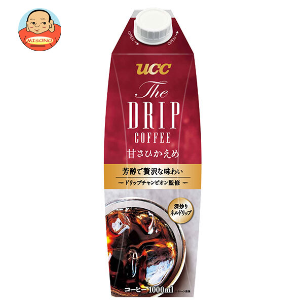 UCC UCC The DRIP COFFEE 甘さ控えめ 1000ml紙パック×12本入