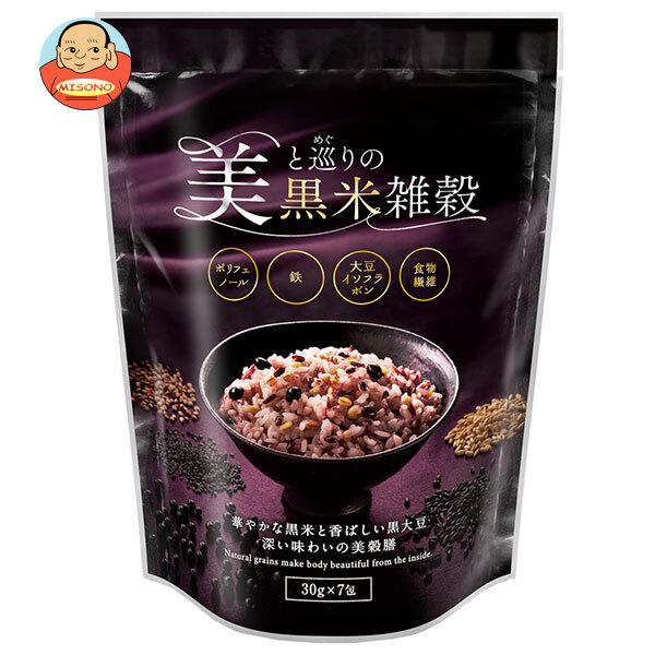 種商 美と巡りの黒米雑穀 (30g×7)×12袋入
