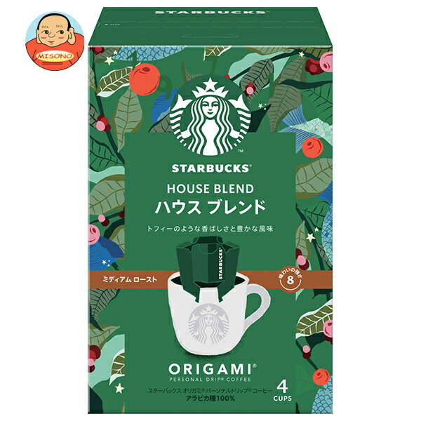 ネスレ日本 スターバックス オリガミ パーソナルドリップコーヒー ハウス ブレンド (9g×4袋)×6箱入