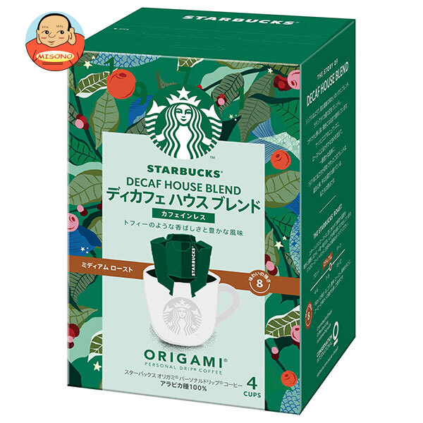 ネスレ日本 スターバックス オリガミ パーソナルドリップコーヒー ディカフェ ハウスブレンド (8.4g×4袋)×6箱入