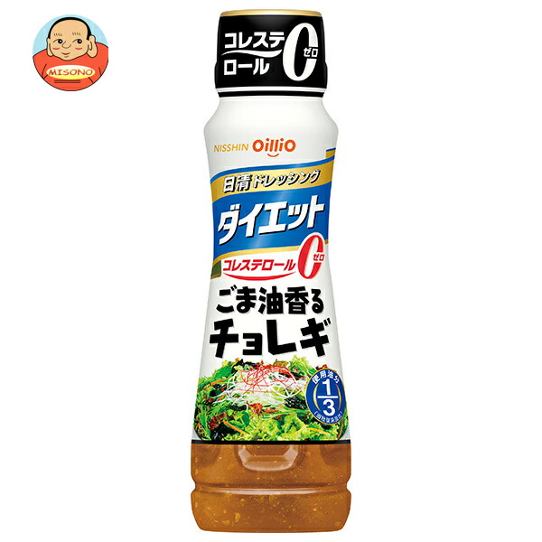 日清オイリオ 日清ドレッシング ダイエット ごま油香るチョレギ 185mlペットボトル×12本入