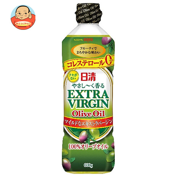 日清オイリオ 日清やさし～く香る エキストラバージンオリーブオイル 600gペットボトル×10本入