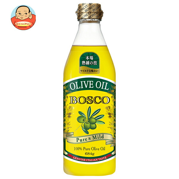 日清オイリオ BOSCO(ボスコ) オリーブオイル 684gペットボトル×12本入