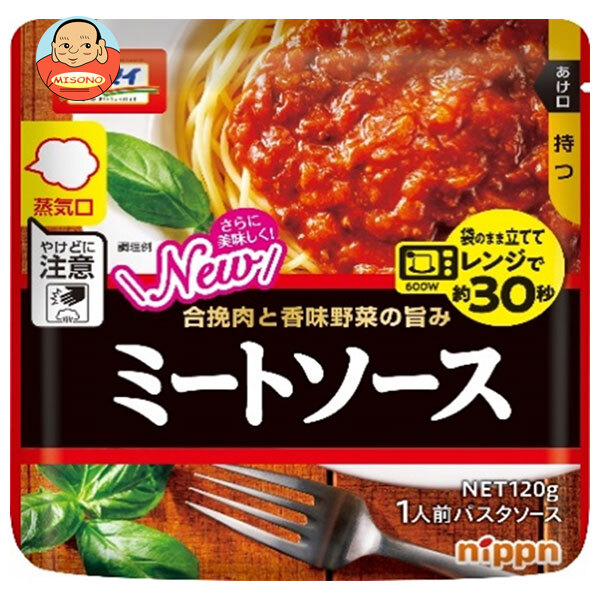ニップン オーマイ レンジでミートソース 120g×12袋入
