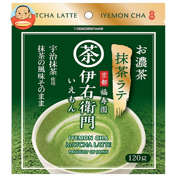 宇治の露製茶 伊右衛門 お濃茶抹茶ラテ 120g×12袋入