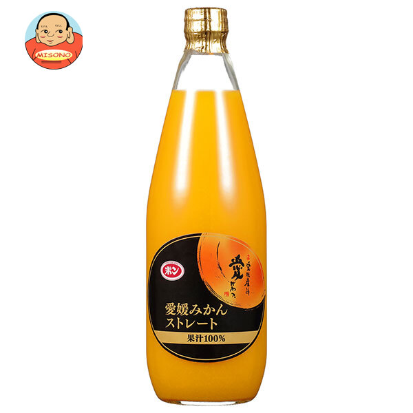 えひめ飲料 POM 愛媛みかん ストレート 780ml瓶×6本入