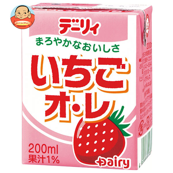 南日本酪農協同 デーリィ いちごオレ 200ml紙パック×24本入