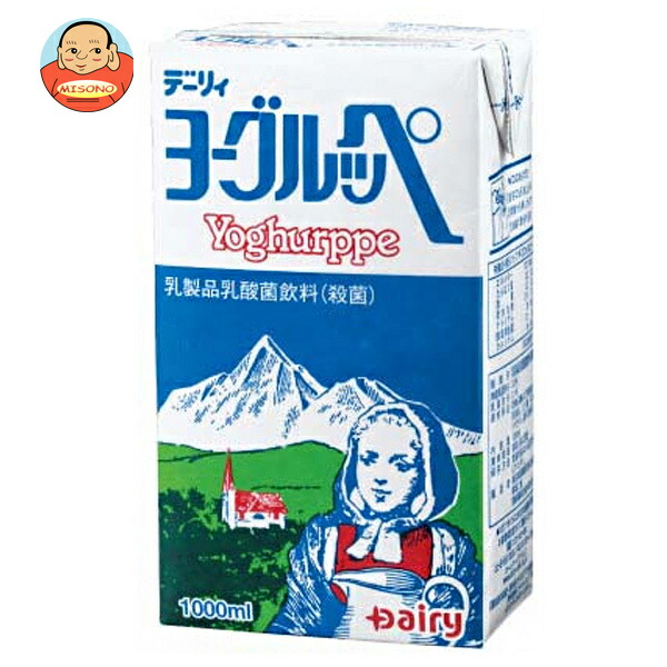 南日本酪農協同 デーリィ ヨーグルッペ 1L紙パック×6本入