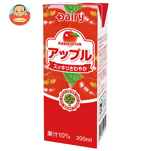 南日本酪農協同 デーリィ アップル 200ml紙パック×24本入