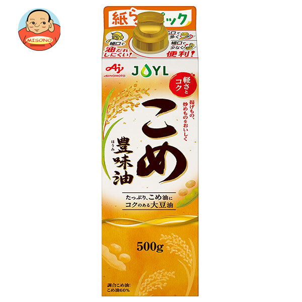 J-オイルミルズ AJINOMOTO こめ豊味油 500g×6本入