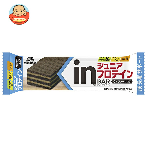 森永製菓 inバー ジュニアプロテイン ココア ×12本入