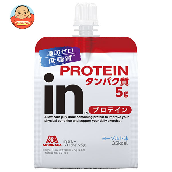 森永製菓 inゼリー プロテイン5g 180gパウチ×36本入