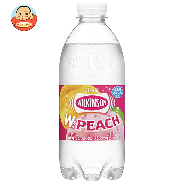 アサヒ飲料 ウィルキンソン タンサン ダブルピーチ 500mlペットボトル×24本入