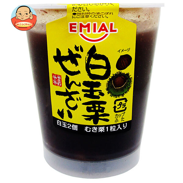 EMIAL 安曇野食品工房 安曇野茶寮 白玉栗ぜんざい 140g×12個入