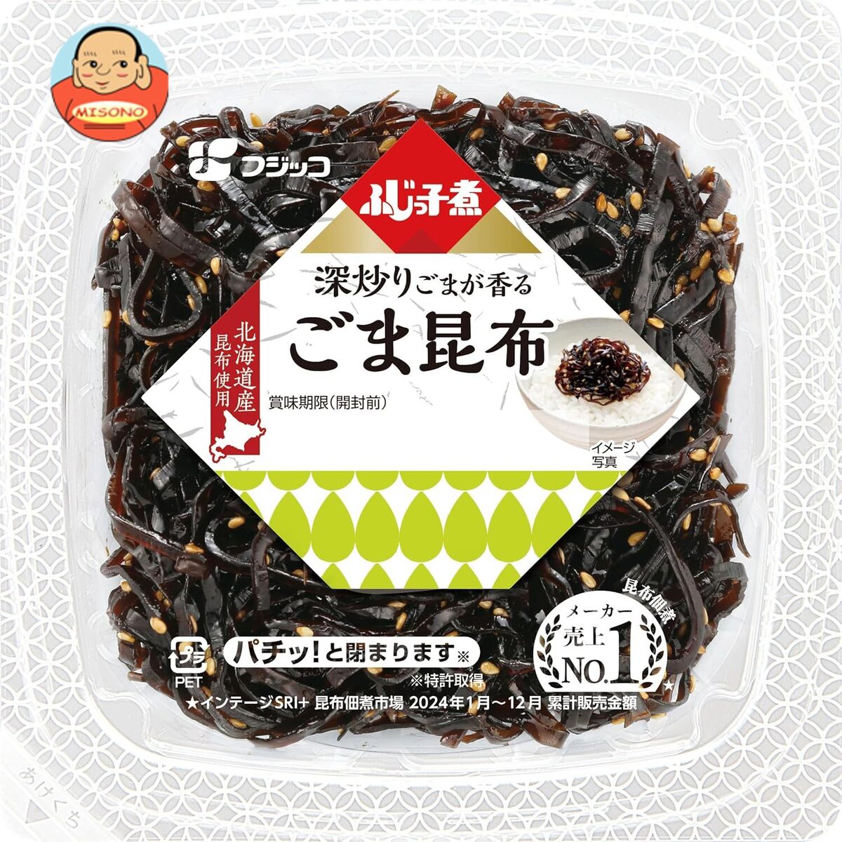 フジッコ ふじっ子煮 ごま昆布 74g×24(12×2)個入