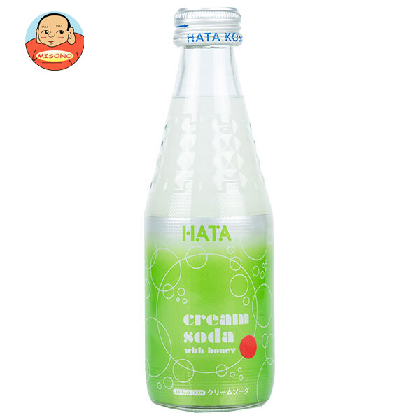 ハタ鉱泉 クリームソーダ 180ml瓶×30本入