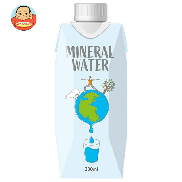 サクラ食品工業 サクラミネラルウォーター 330ml紙パック×18本入