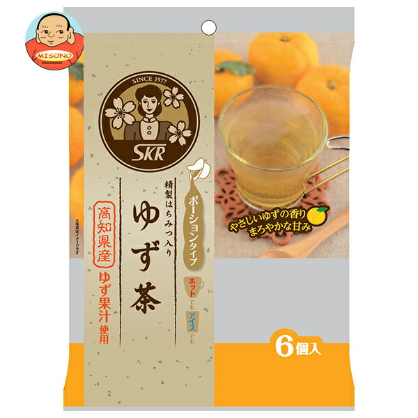 サクラ食品工業 ゆず茶 ポーションタイプ (23g×6個)×12袋入