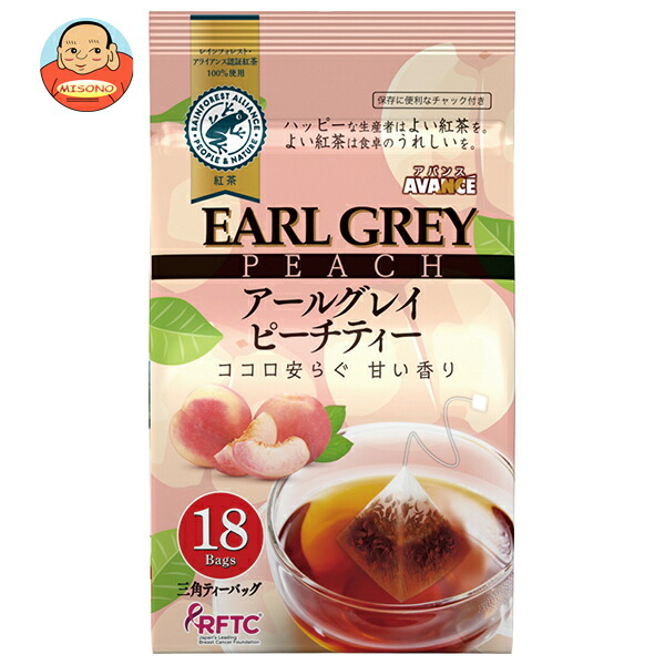 国太楼 テトラバッグ アールグレイ ピーチティー 28.8g(18P)×6袋入