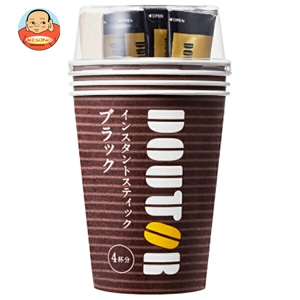 ドトールコーヒー カップコーヒー ブラック 4P×24個入
