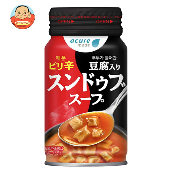 JR東日本 アキュアメイド スンドゥブスープ 170gボトル缶×30個入