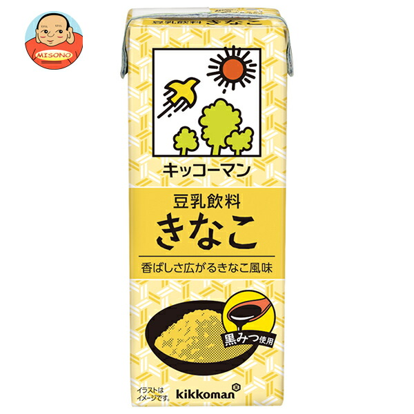 キッコーマン 豆乳飲料 きなこ 200ml紙パック×18本入