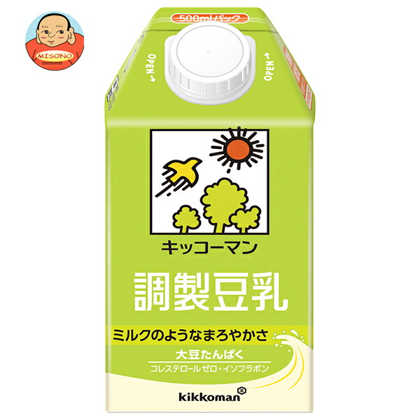 キッコーマン 調製豆乳 500ml紙パック×12本入