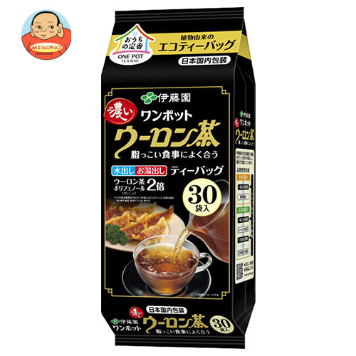伊藤園 ワンポット エコティーバッグ濃いウーロン茶 30袋入×10個入