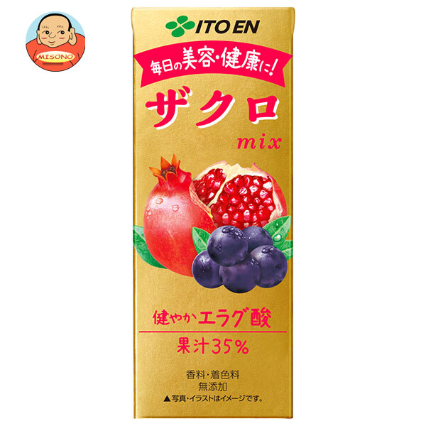 伊藤園 ザクロミックス 200ml紙パック×24本入