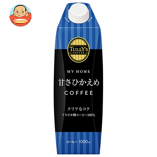 伊藤園 タリーズコーヒー 甘さひかえめ 1L紙パック×6本入