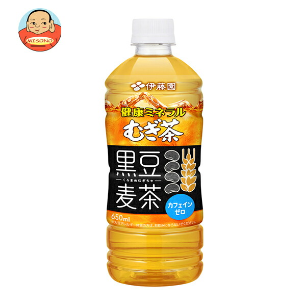 伊藤園 健康ミネラルむぎ茶 黒豆麦茶 650mlペットボトル×24本入