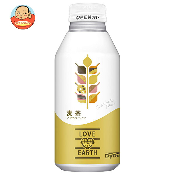 ダイドー LOVE the EARTH(ラブジアース) 麦茶 370gボトル缶×24本入