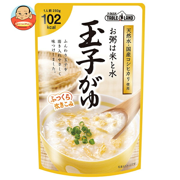 丸善食品工業 テーブルランド 玉子がゆ 250gパウチ×24(12×2)袋入