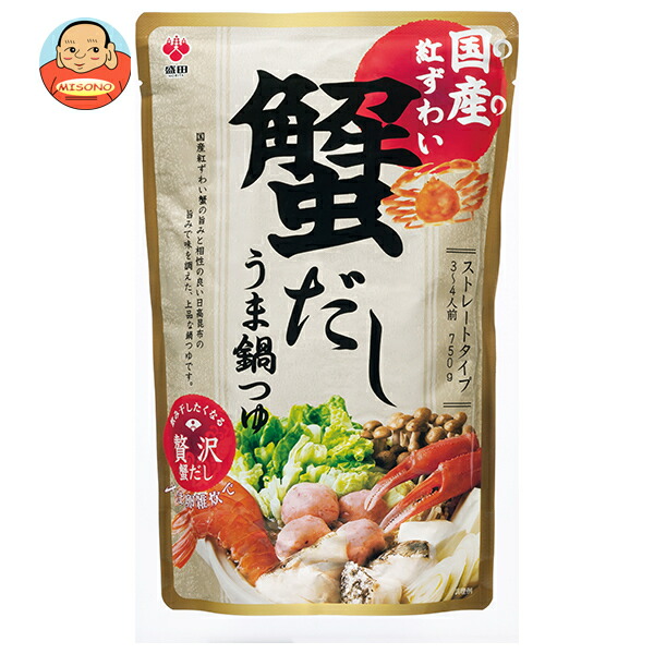 盛田(ハイピース) 盛田 国産紅ずわい 蟹だし うま鍋つゆ 750gパウチ×12袋入