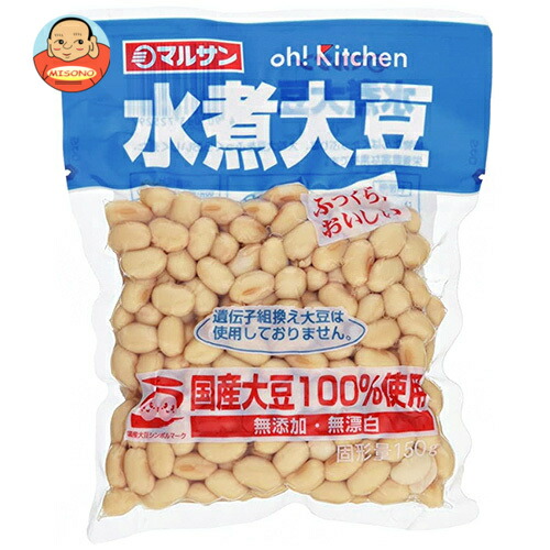 マルサンアイ 国産水煮大豆 150g×20袋入