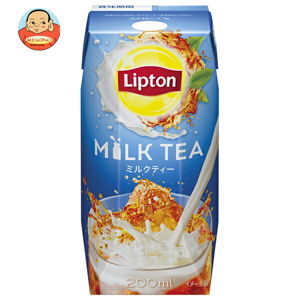 森永乳業 リプトン ミルクティー(プリズマ容器) 200ml紙パック×24本入