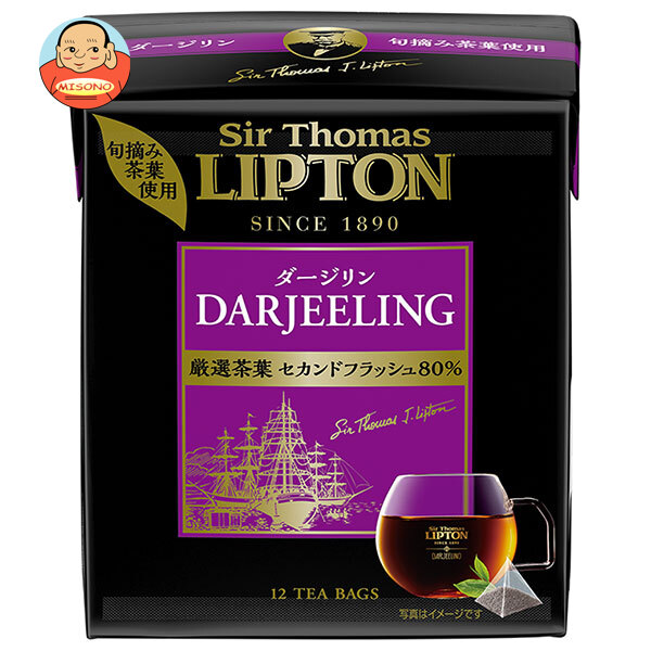リプトン サー トーマス リプトン ダージリン ティーバッグ(セカンドフラッシュ80%) 12袋×6箱入