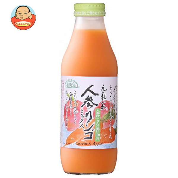 マルカイ 順造選 人参りんごミックス 500ml瓶×12本入