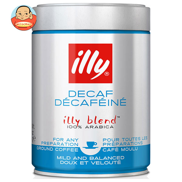 キーコーヒー イリーブレンド エスプレッソ粉 デカフェ 250g×6個入